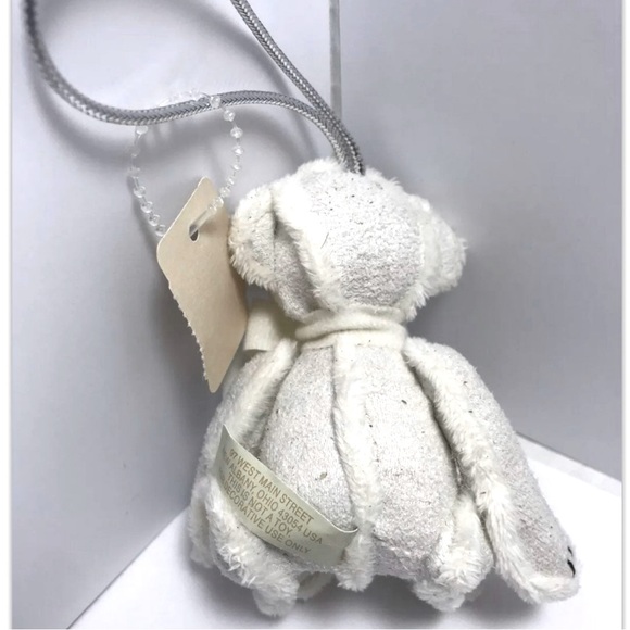BNWT Bath and Body Works Mini Cream Teddy Bear ornament PRICE FIRM - Picture 3 of 6